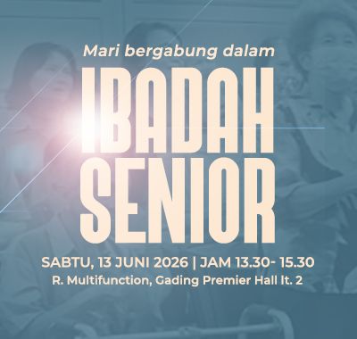 Ibadah Senior 13 juni 2026